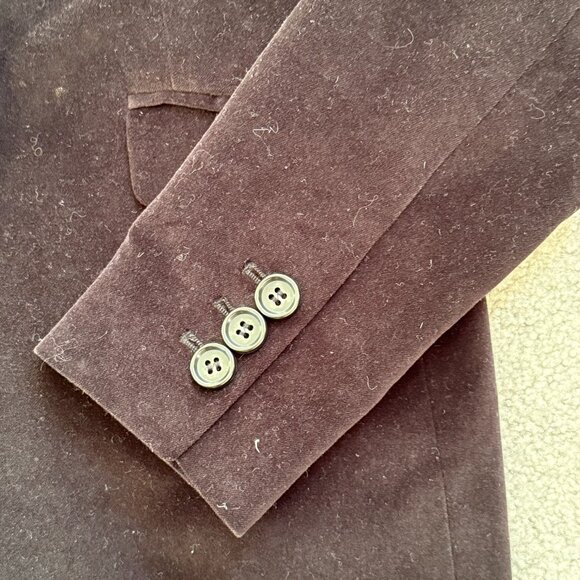 - Talbots Black Velvet Classic Blazer Sz 2P - J2700 - Picture 16 of 16